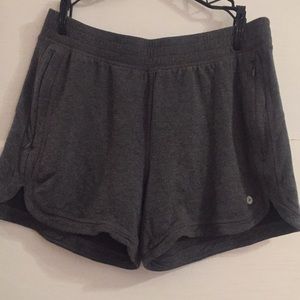 Gray lounge shorts